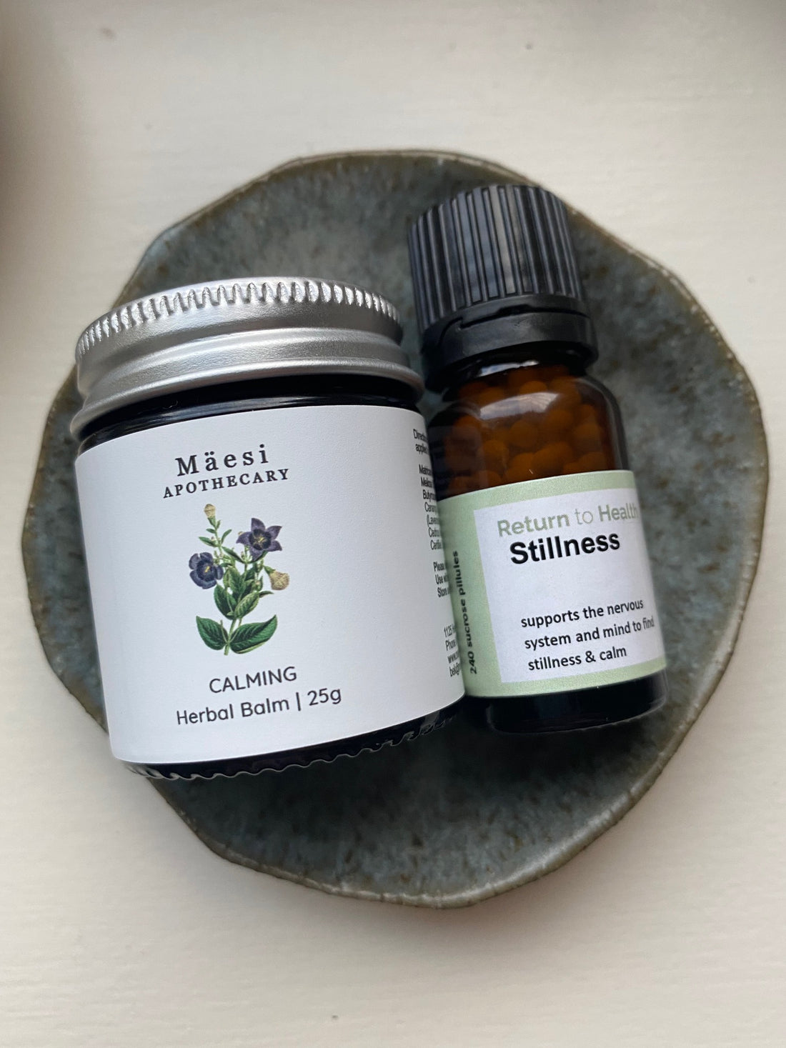 calming herbal balm and stillness homeopathic