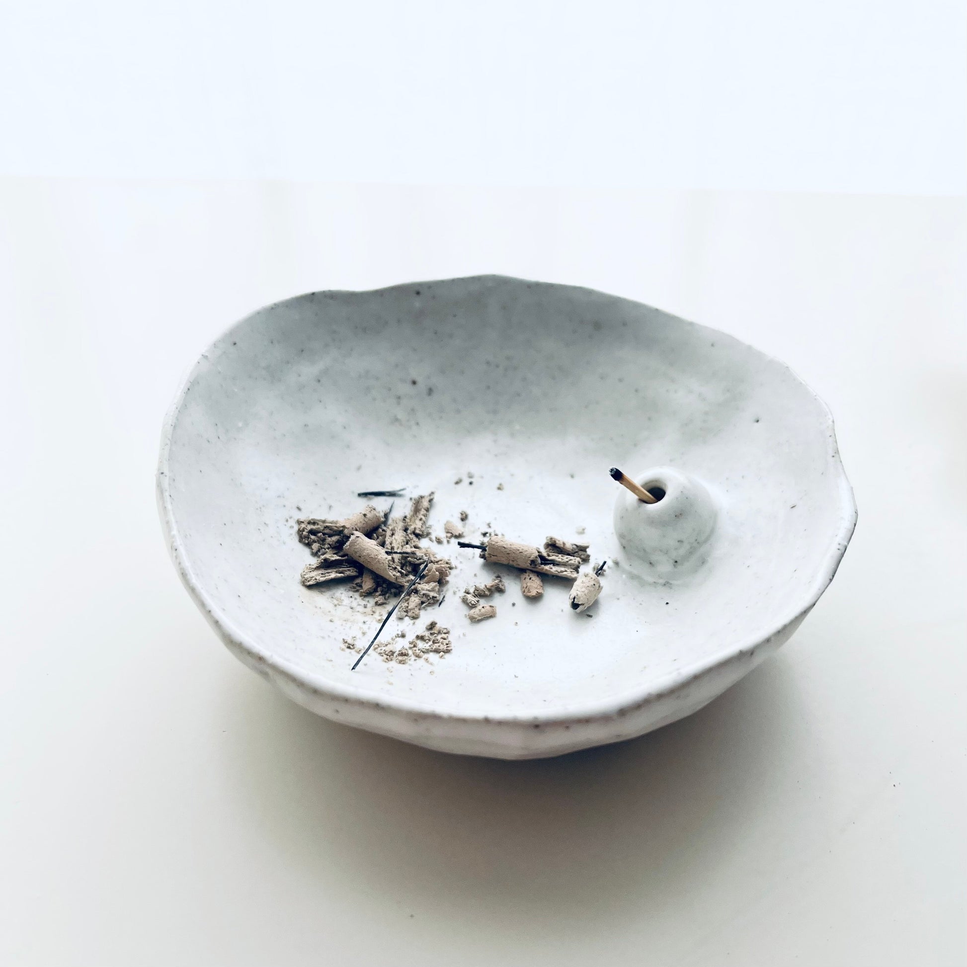 speckled incense dish at the calm store